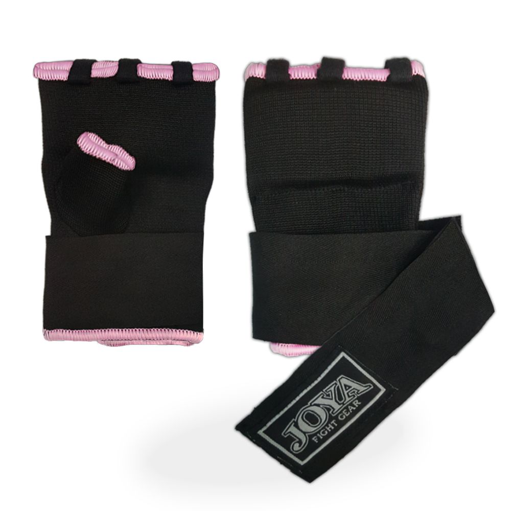 Joya Binnenhandschoenen Met Band En Duim Roze Zwart Joya Binnenhandschoenen Met Band En Duim Roze Zwart