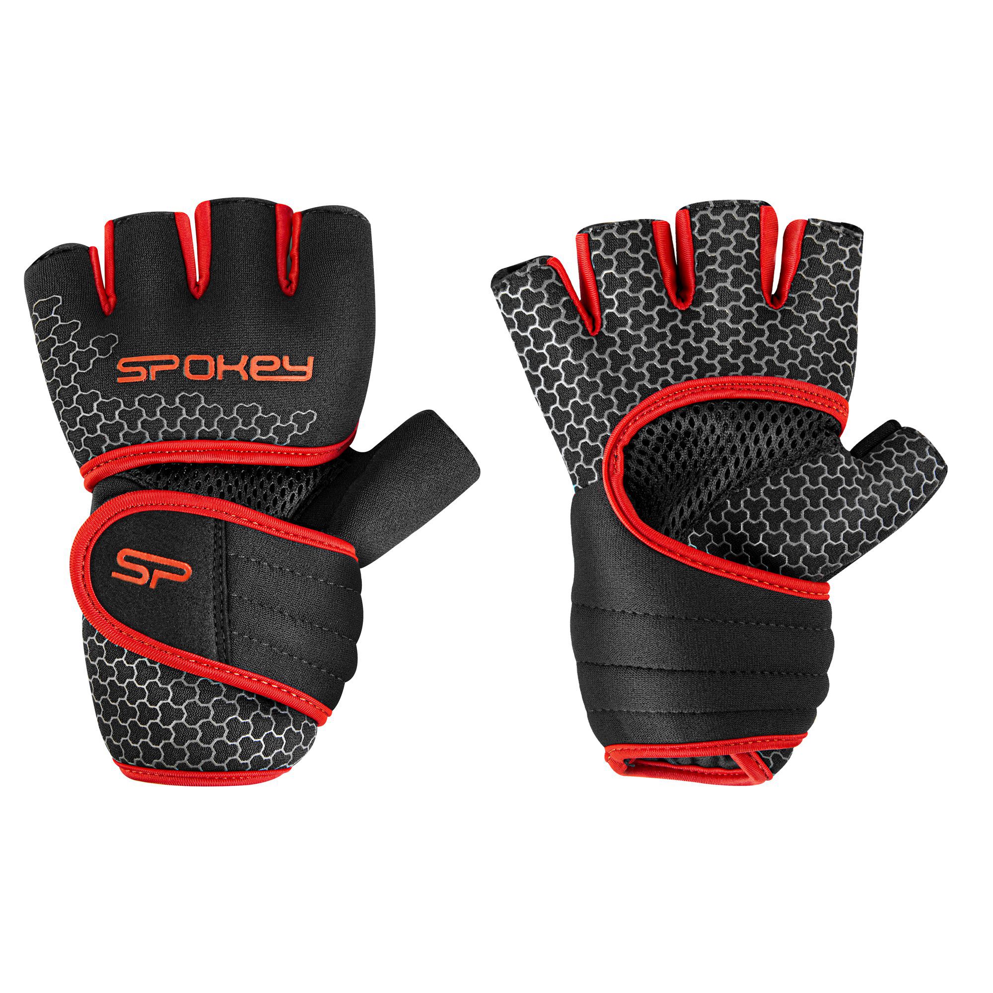 Spokey Lava Fitnesshandschoenen Rood Spokey Lava Fitnesshandschoenen Rood