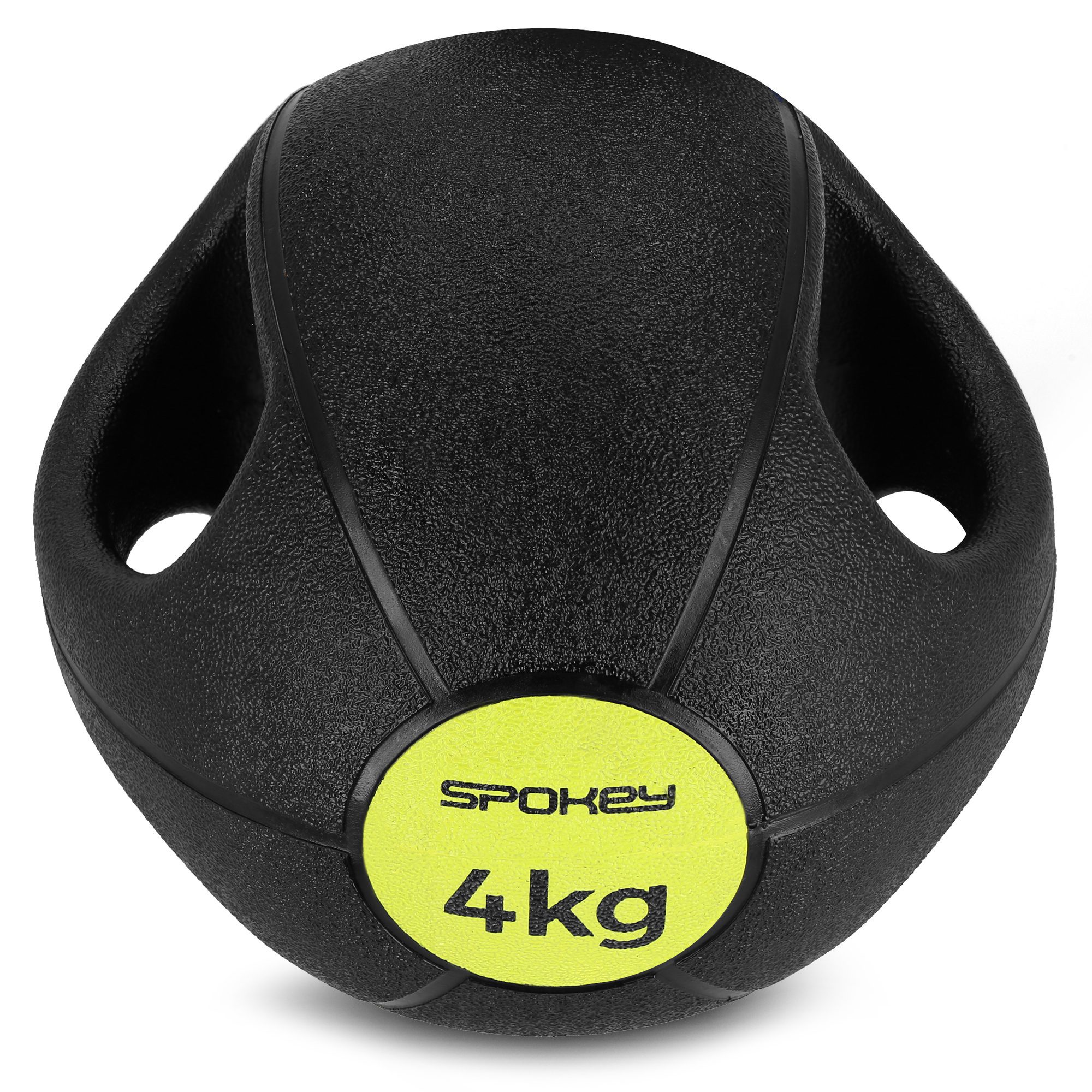 Spokey GRIPI Gewichtbal 4 kg met handgrepen voor krachttraining Spokey GRIPI Gewichtbal 4 kg met handgrepen voor krachttraining