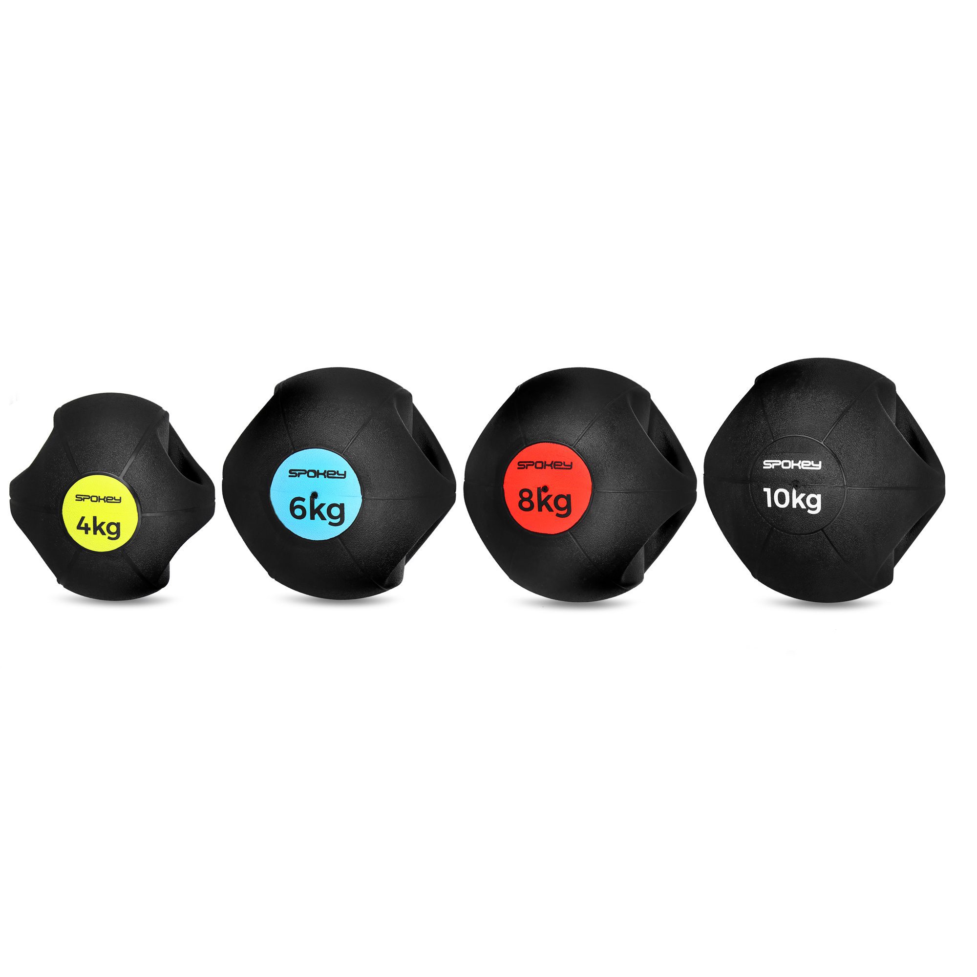 Spokey GRIPI Gewichtbal 4 kg met handgrepen voor krachttraining Spokey GRIPI Gewichtbal 4 kg met handgrepen voor krachttraining