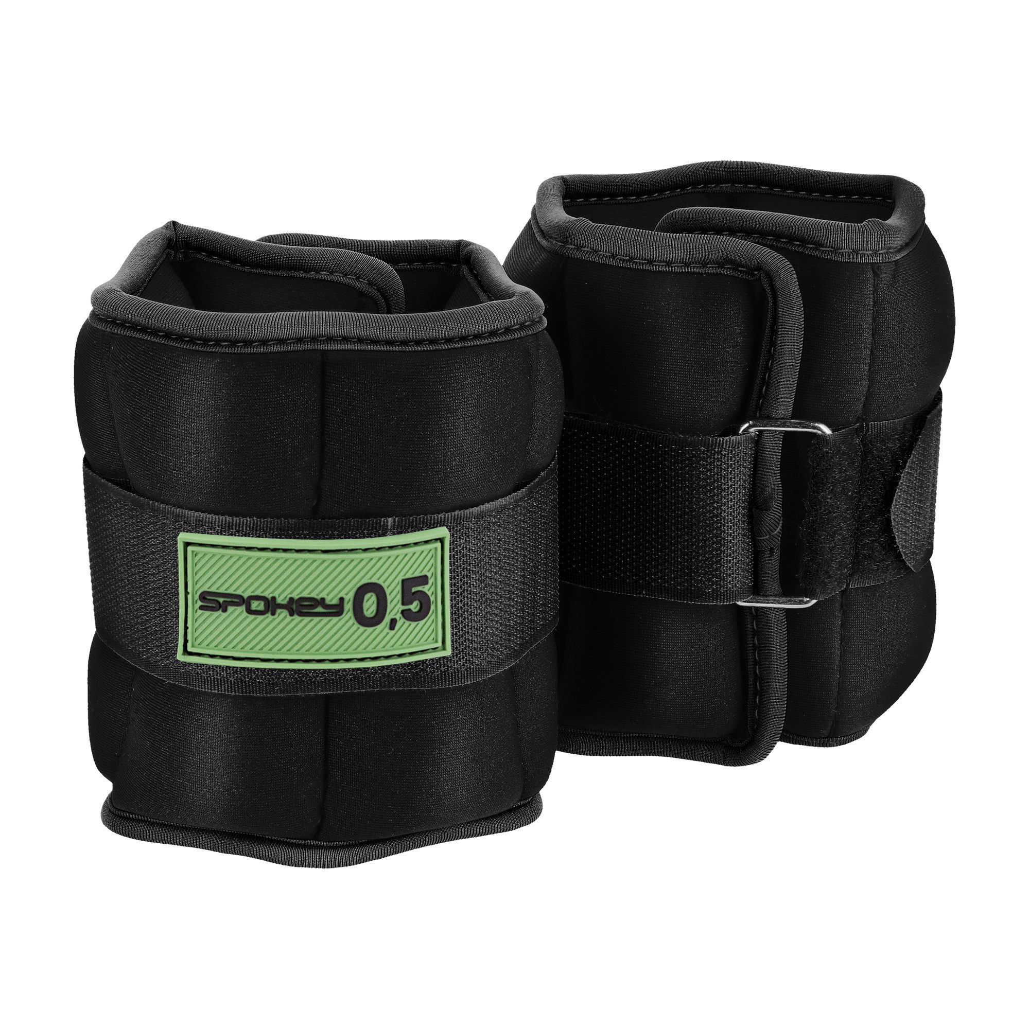 Spokey Form IV Pols- en Enkelgewichten 0,5 kg Zwart Spokey Form IV Pols- en Enkelgewichten 0,5 kg Zwart