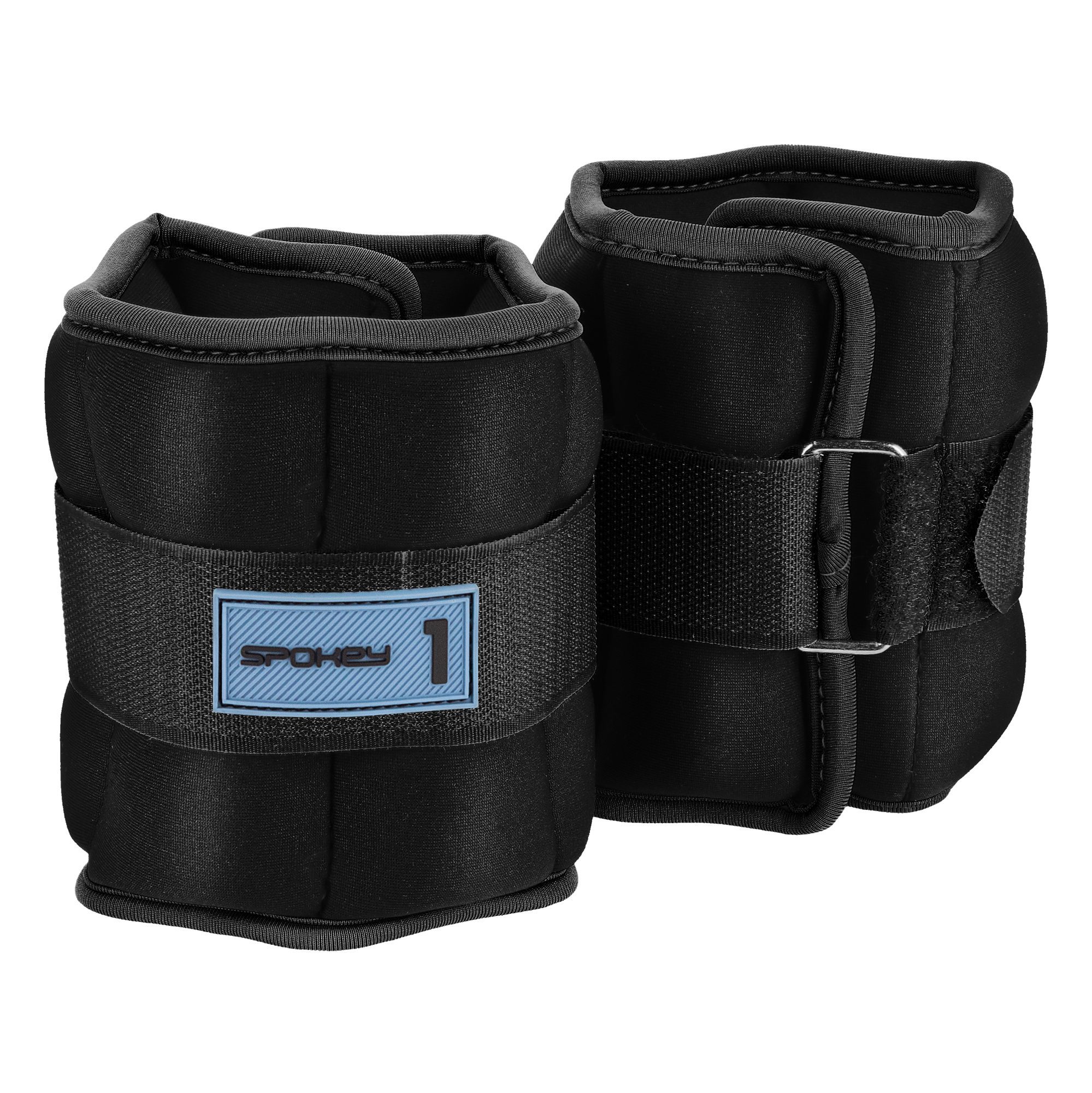 Spokey Form IV Pols- en Enkelgewichten 1 kg Zwart Spokey Form IV Pols- en Enkelgewichten 1 kg Zwart