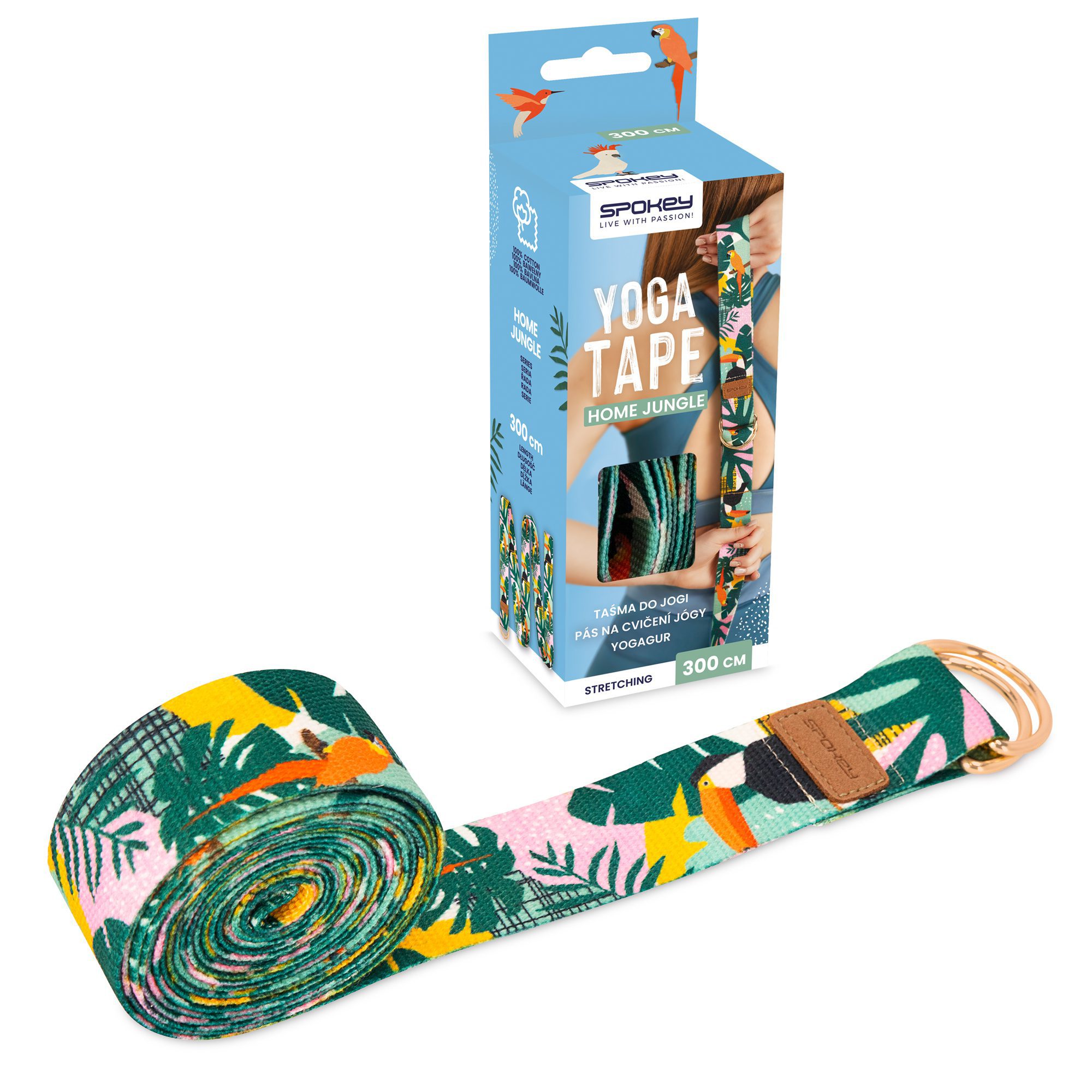 Spokey Yoga en Oefenriem Met Metalen Gespen 300x3,8 cm Spokey Yoga en Oefenriem Met Metalen Gespen 300x3,8 cm