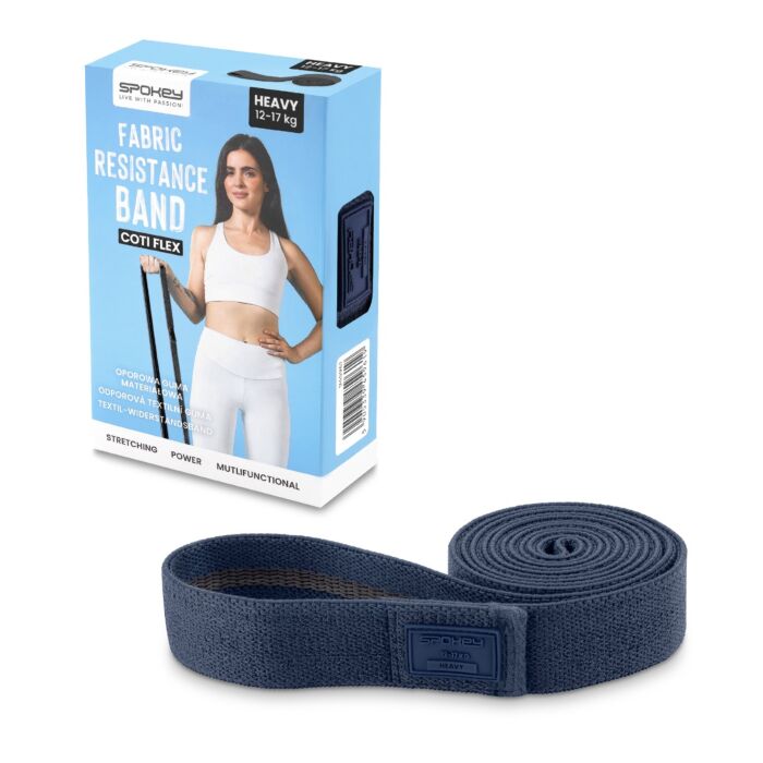 Spokey Power Band - Weerstandsband - 12 tot 17 kg - Donker Blauw Spokey Power Band - Weerstandsband - 12 tot 17 kg - Donker Blauw