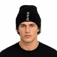 Beanie karate KANJI black
