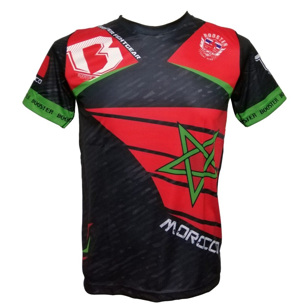 Booster Fight Gear Sublimated T-Shirt Morocco (AD MAROCO TEE) Booster Fight Gear Sublimated T-Shirt Morocco (AD MAROCO TEE)