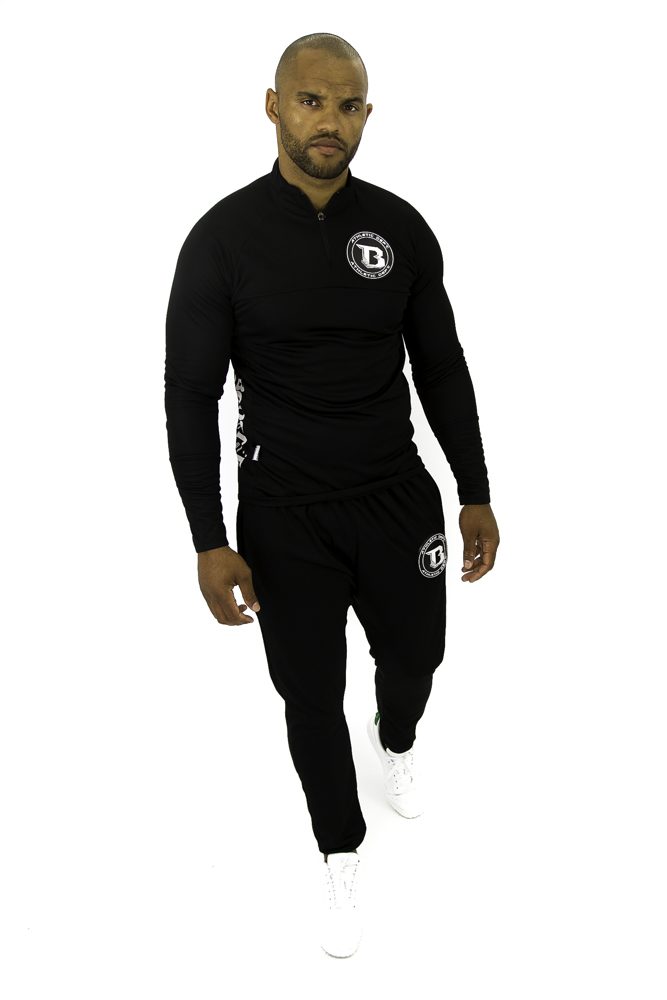 Booster Athletic Dept. Trainingspak Zwart (B FORCE TRACK 1) Booster Athletic Dept. Trainingspak Zwart (B FORCE TRACK 1)