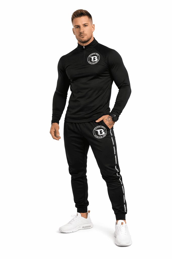 Booster Athletic Dept. Trainingspak Zwart (B FORCE TRACK 1) Booster Athletic Dept. Trainingspak Zwart (B FORCE TRACK 1)
