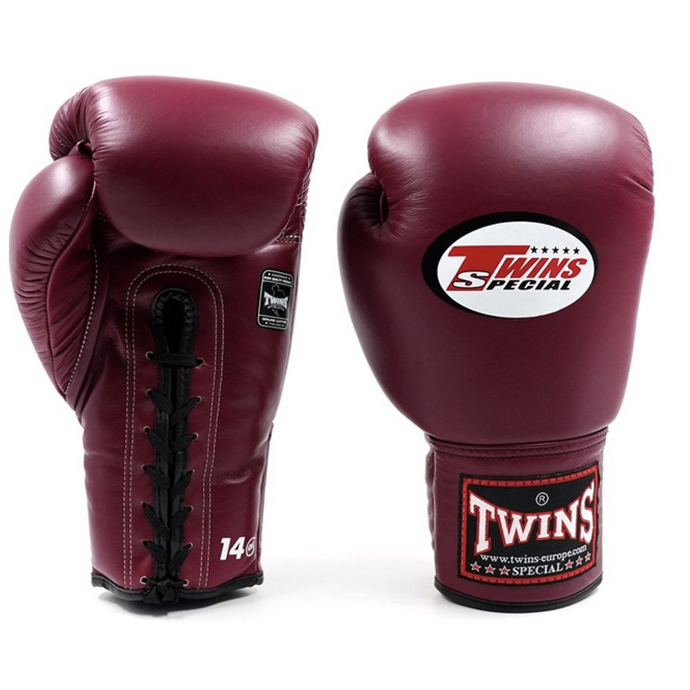 Twins Special Maroon Lace-Up Bokshandschoenen (BGLL 1MAROON) Twins Special Maroon Lace-Up Bokshandschoenen (BGLL 1MAROON)