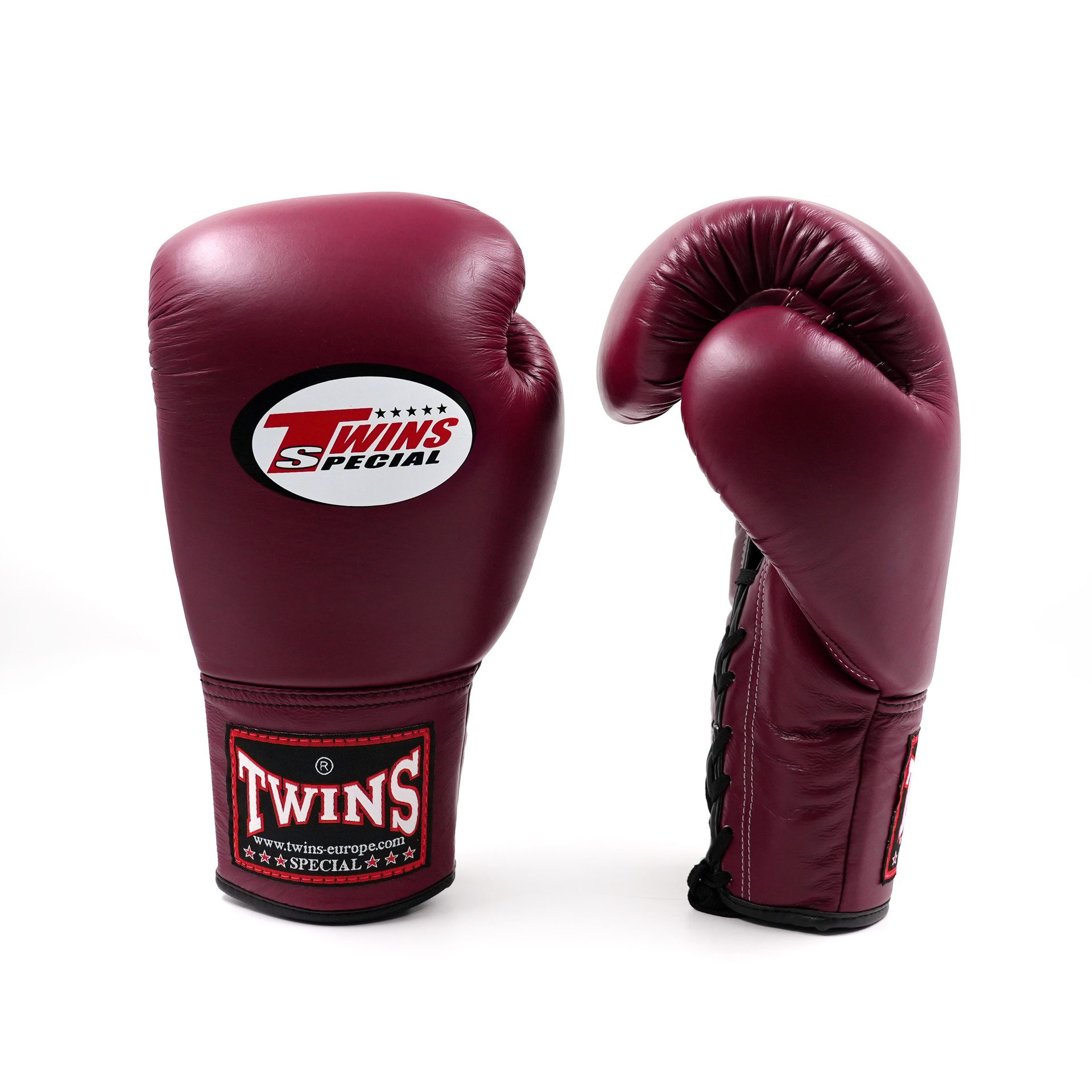 Twins Special Maroon Lace-Up Bokshandschoenen (BGLL 1MAROON) Twins Special Maroon Lace-Up Bokshandschoenen (BGLL 1MAROON)