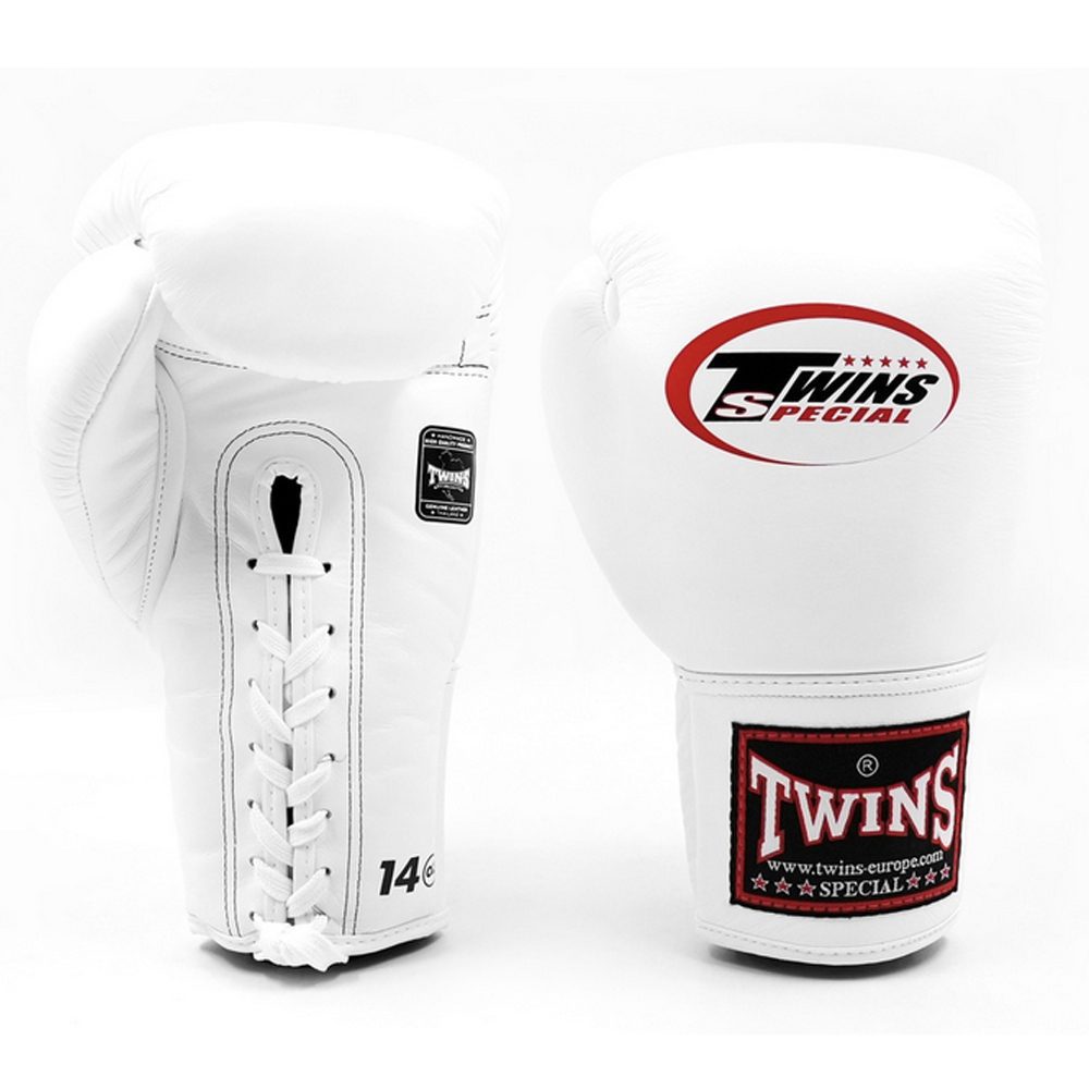 Twins Special Laces Bokshandschoenen Wit (BGLL 1WHITE) Twins Special Laces Bokshandschoenen Wit (BGLL 1WHITE)