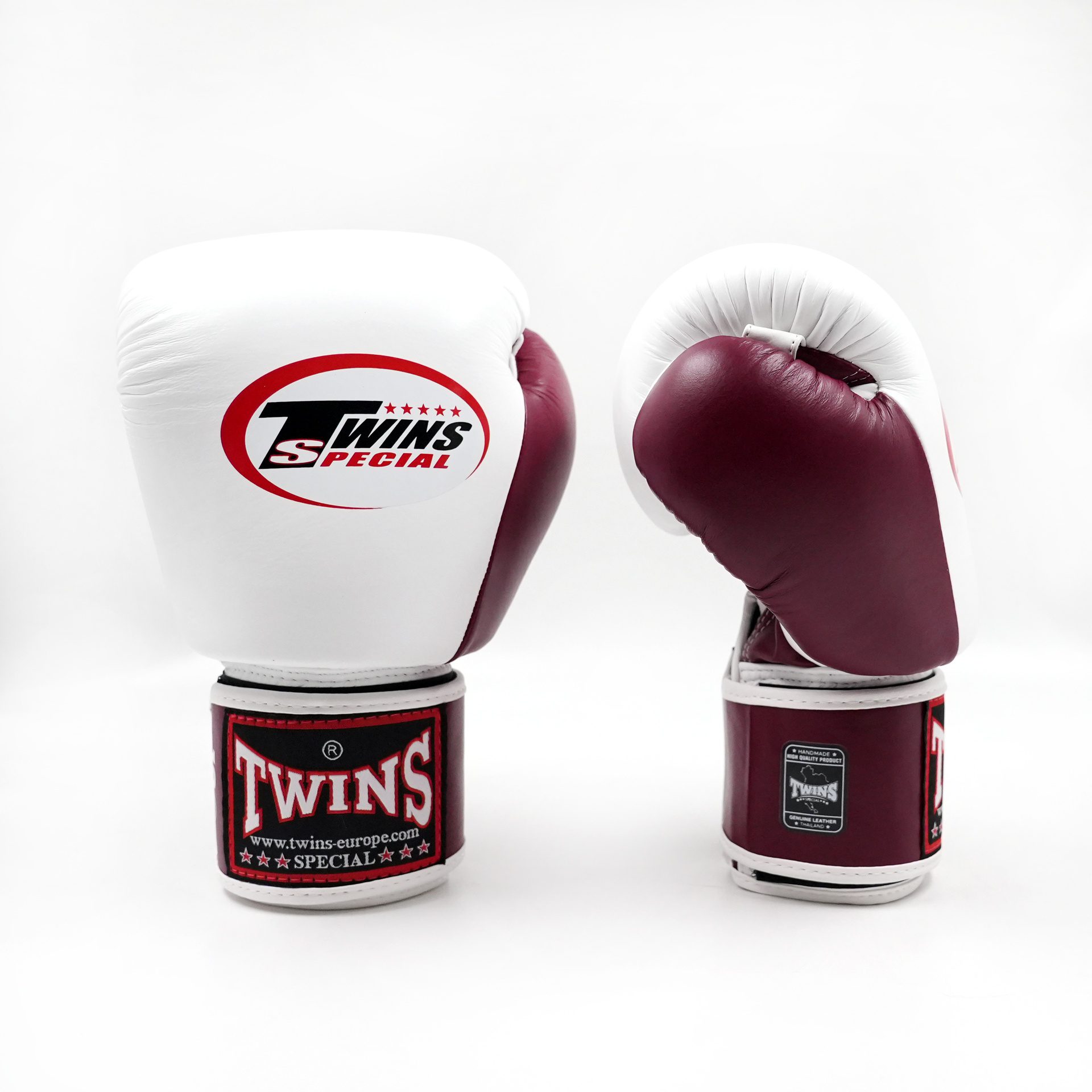 Twins Special Kickbokshandschoenen BGVL 3 (BGVL 3 2TMAROONWHITE) Twins Special Kickbokshandschoenen BGVL 3 (BGVL 3 2TMAROONWHITE)