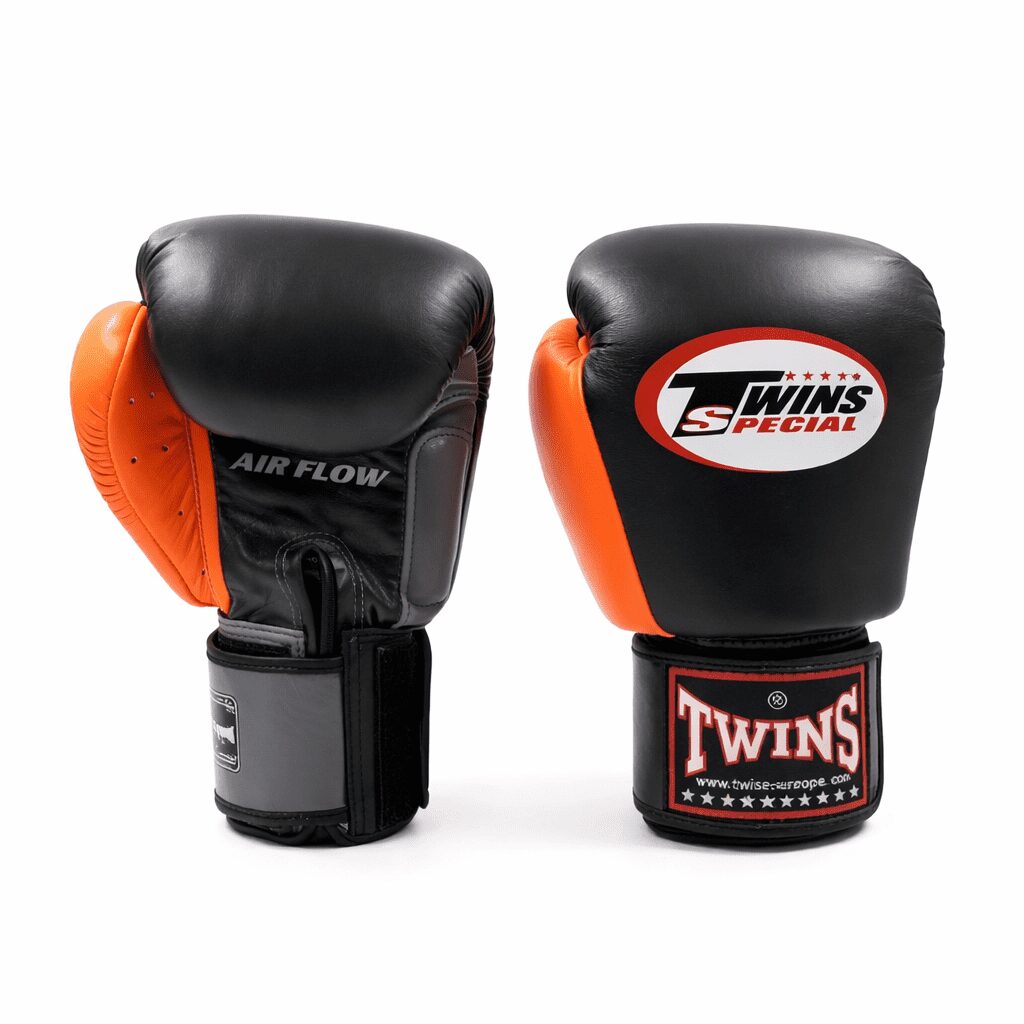 Twins Special Air-Flow Bokshandschoenen (BGVL 3 Air Black Orange Grey) Twins Special Air-Flow Bokshandschoenen (BGVL 3 Air Black Orange Grey)