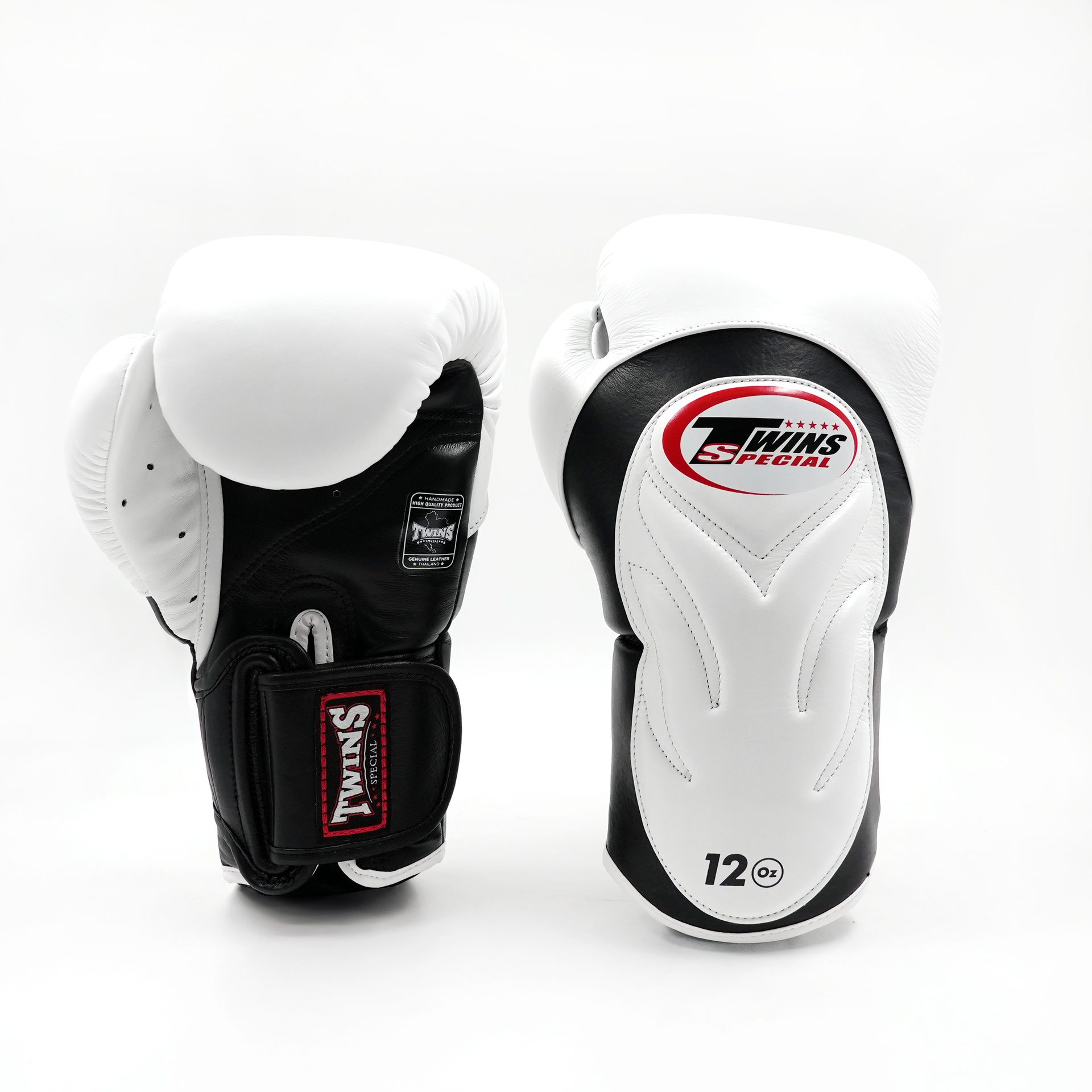 Twins Special Kickbokshandschoenen Deluxe Zwart Wit (BGVL 6 BLACK WHITE) Twins Special Kickbokshandschoenen Deluxe Zwart Wit (BGVL 6 BLACK WHITE)
