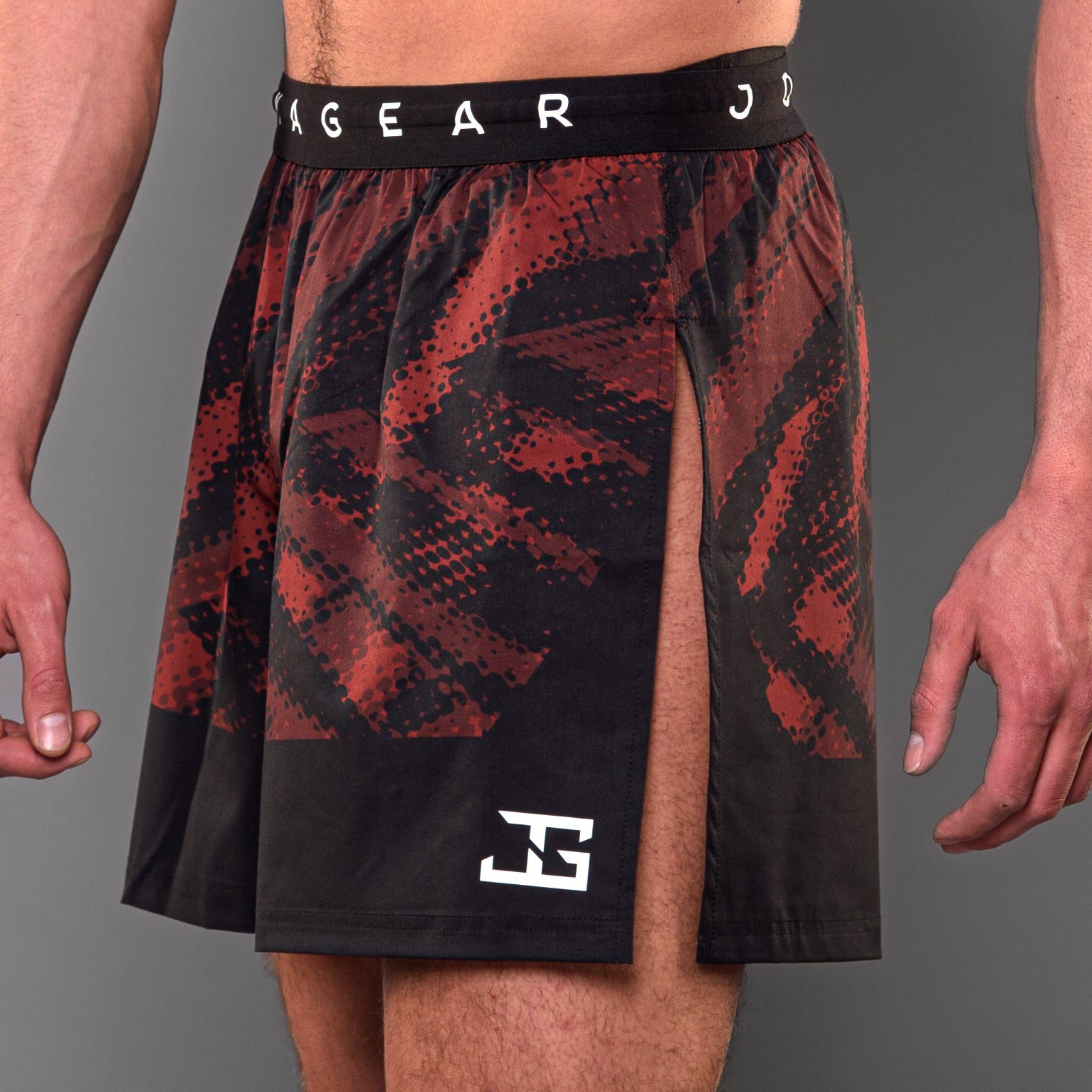 Joya Elite High Split MMA Short Rood Joya Elite High Split MMA Short Rood