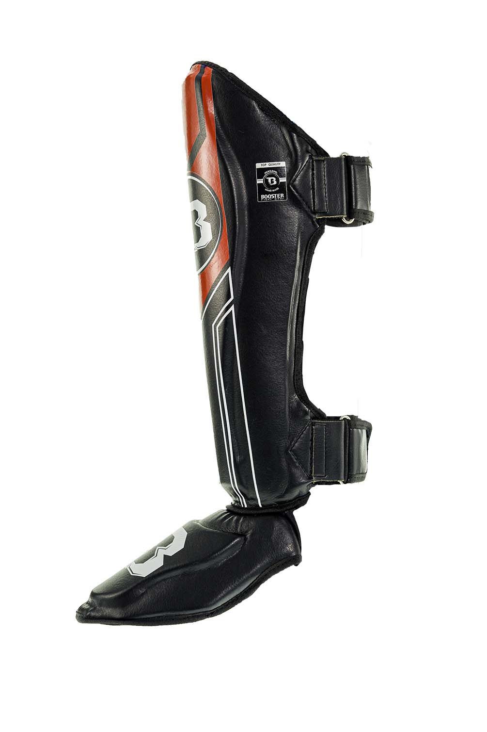 Booster V9 Scheenbeschermers Zwart Rood (BSG V9 BLACK RED) Booster V9 Scheenbeschermers Zwart Rood (BSG V9 BLACK RED)