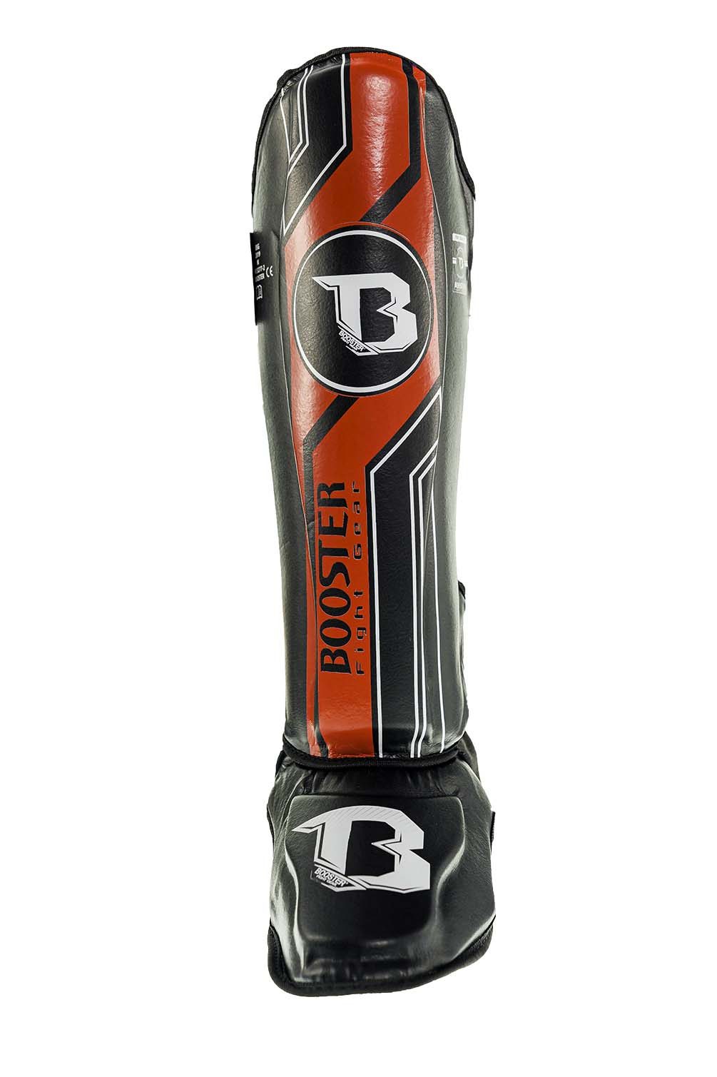 Booster V9 Scheenbeschermers Zwart Rood (BSG V9 BLACK RED) Booster V9 Scheenbeschermers Zwart Rood (BSG V9 BLACK RED)