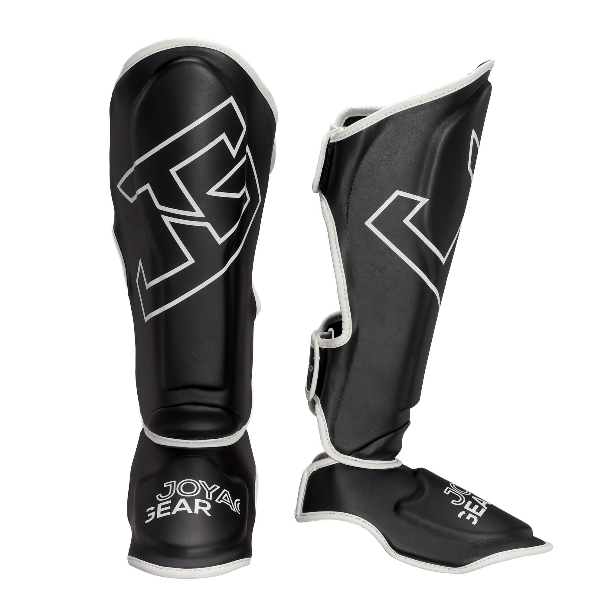 Joya Strike scheenbeschermers zwart wit Joya Strike scheenbeschermers zwart wit