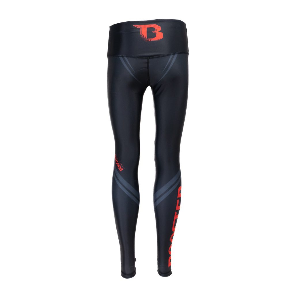 Booster Fight Gear Compressie Legging Rood (CHALLENGE V2 RED SPATS) Booster Fight Gear Compressie Legging Rood (CHALLENGE V2 RED SPATS)
