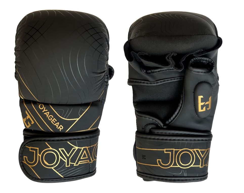 Joya Essential MMA Sparring Handschoenen Zwart Goud Joya Essential MMA Sparring Handschoenen Zwart Goud