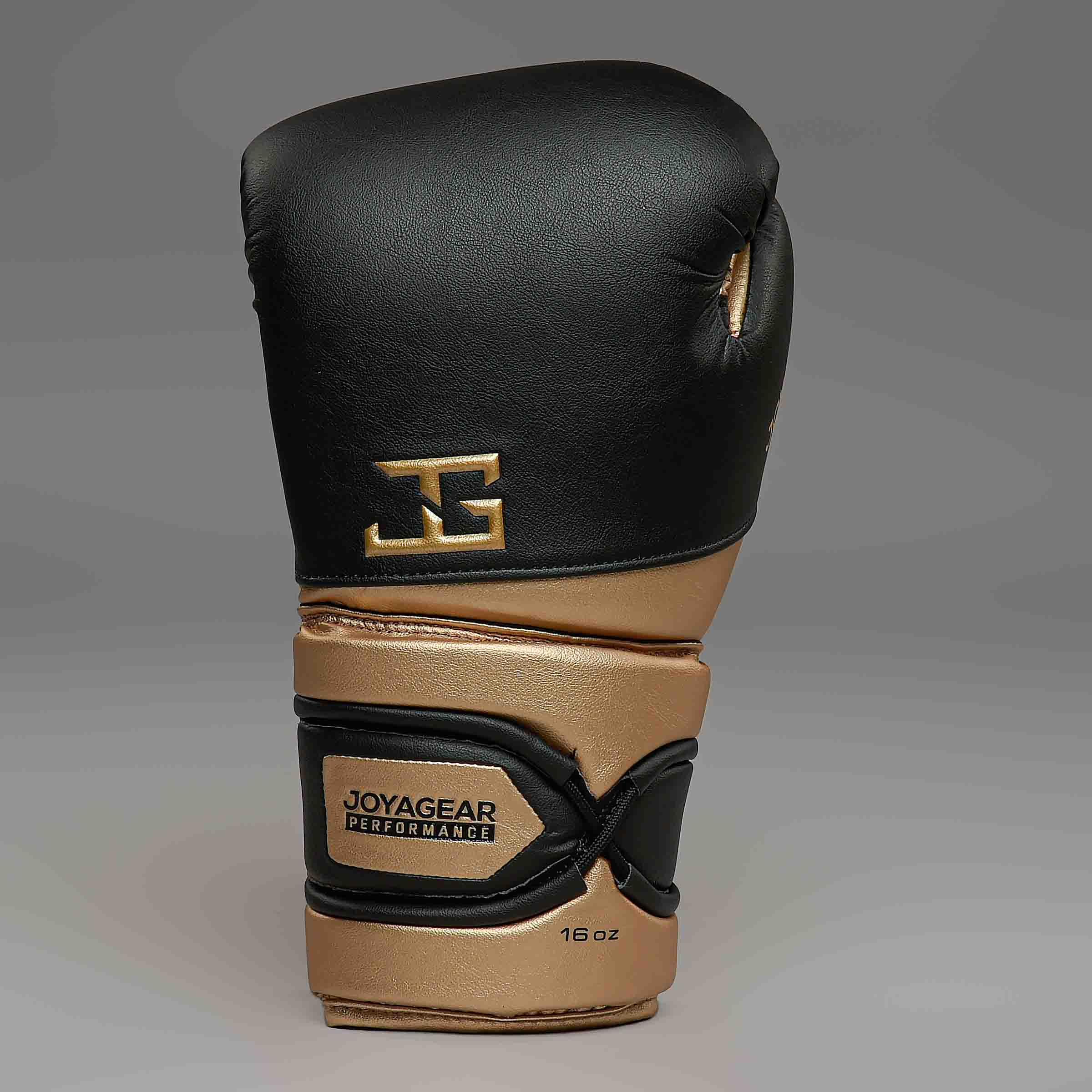 Joya Performance V2 Veters Bokshandschoenen Zwart Goud Joya Performance V2 Veters Bokshandschoenen Zwart Goud