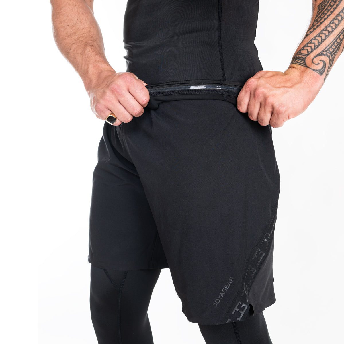 Joya Compressie Rashguard Lange Mouwen Zwart Wit Joya Compressie Rashguard Lange Mouwen Zwart Wit