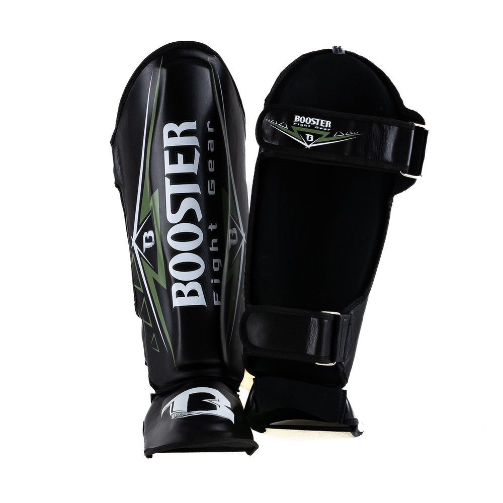 Booster Fightgear Warrior Series Scheenbeschermers (SG WAR BK MIL) - Afbeelding 2