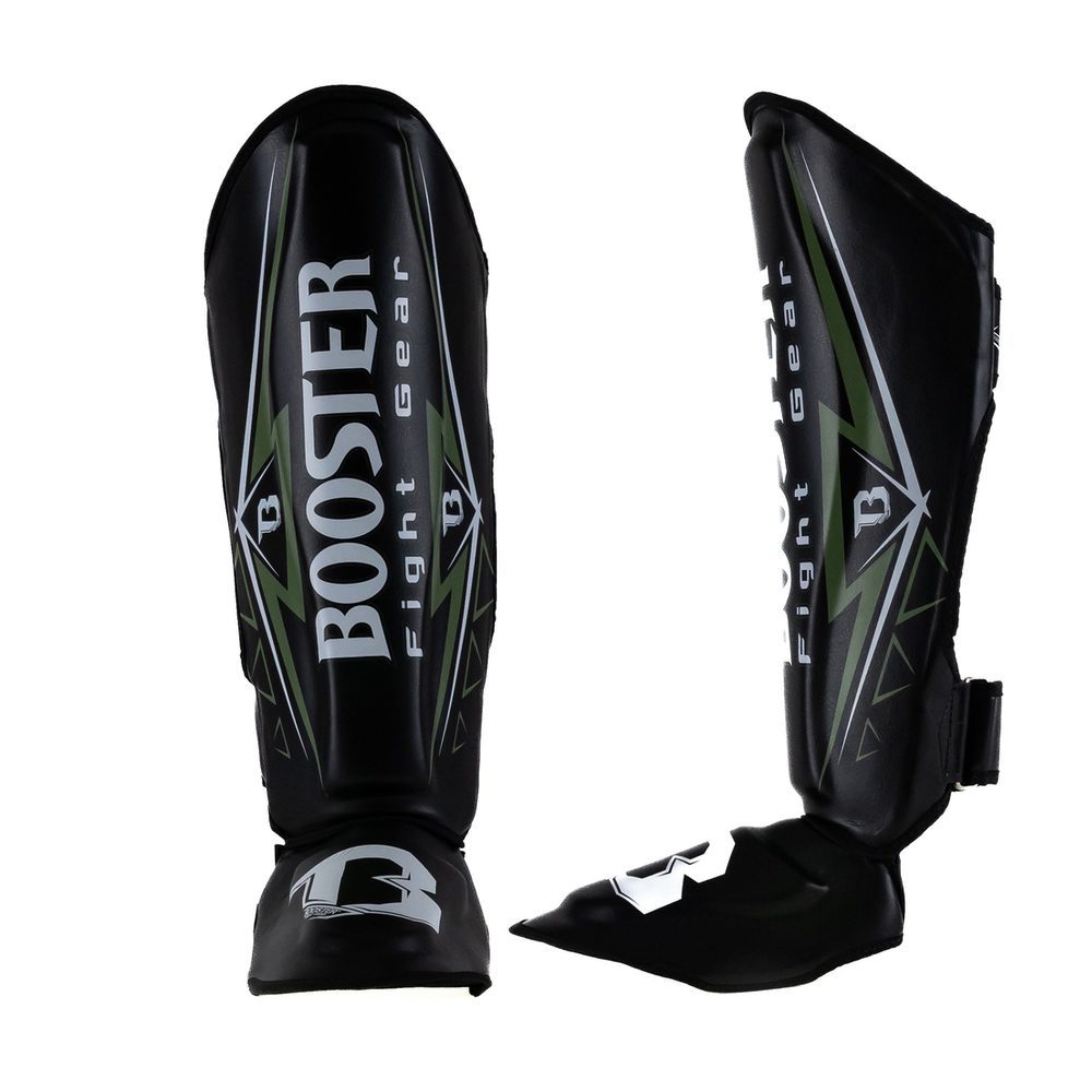 Booster Fightgear Warrior Series Scheenbeschermers (SG WAR BK MIL) - Afbeelding 3