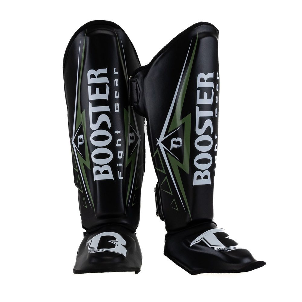 Booster Fightgear Warrior Series Scheenbeschermers (SG WAR BK MIL) Booster Fightgear Warrior Series Scheenbeschermers (SG WAR BK MIL)
