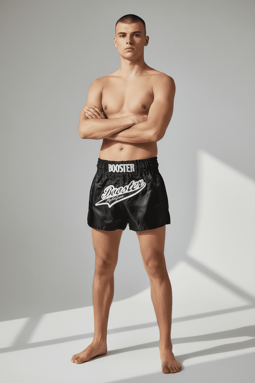 Booster Fight Gear Kickboksbroekje Slugger Black (TBT SLUGGER BLACK) Booster Fight Gear Kickboksbroekje Slugger Black (TBT SLUGGER BLACK)