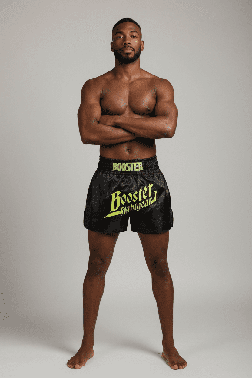 Booster Kickboksbroekje Thunder Black Yellow (TBT THUNDER BK YE) Booster Kickboksbroekje Thunder Black Yellow (TBT THUNDER BK YE)