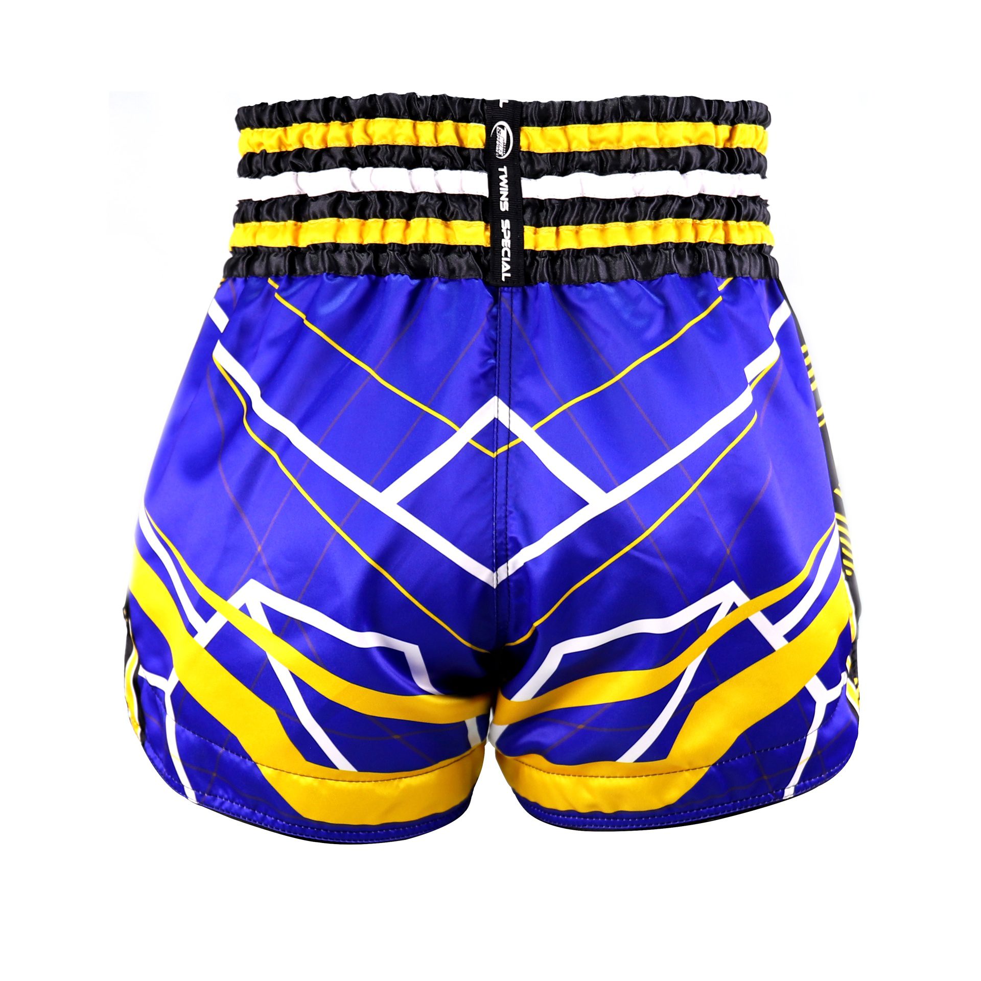 Twins Special Kickboksbroekje Racing Blue Yellow (TTBL RACING BLUE YELLOW) - Afbeelding 3