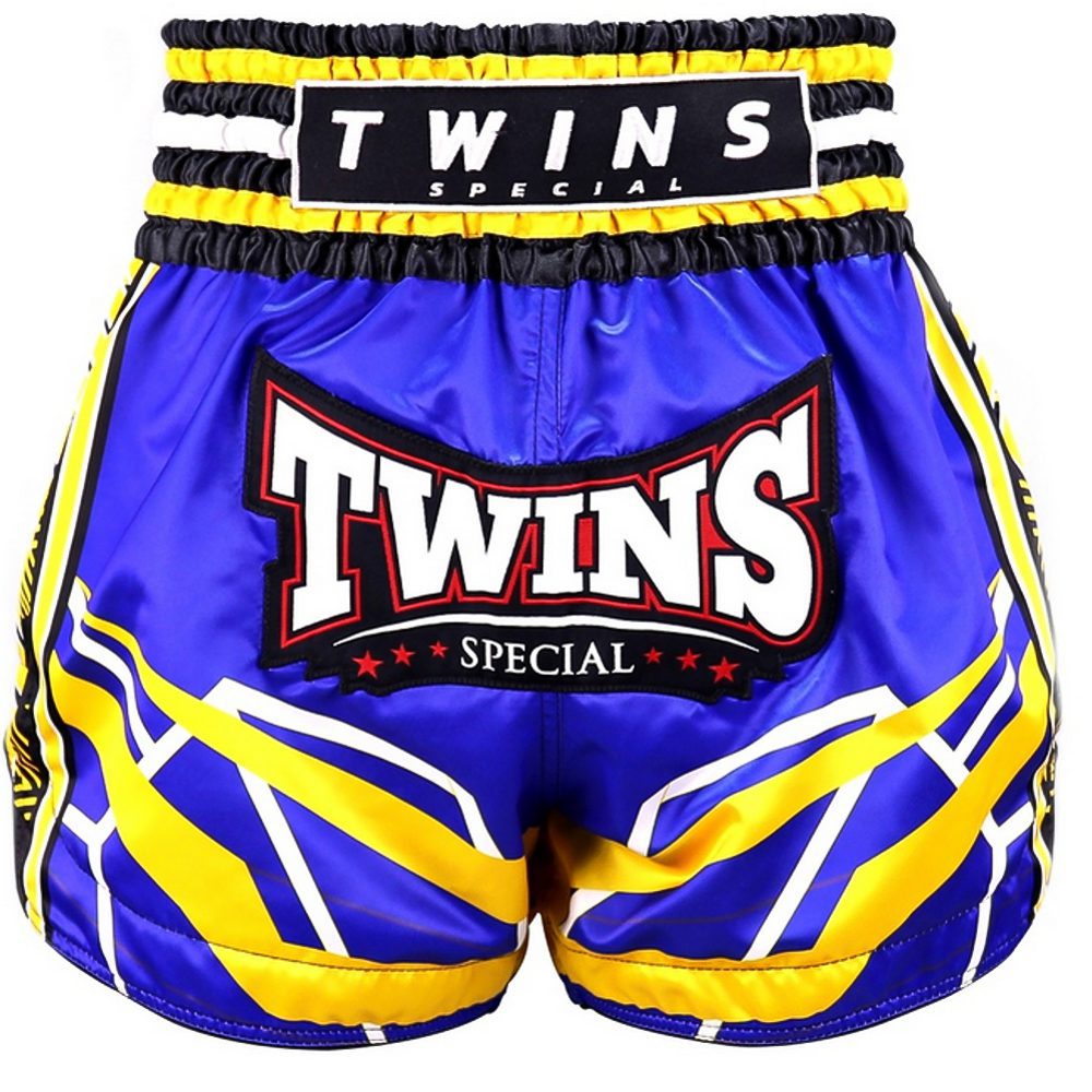 Twins Special Kickboksbroekje Racing Blue Yellow (TTBL RACING BLUE YELLOW) Twins Special Kickboksbroekje Racing Blue Yellow (TTBL RACING BLUE YELLOW)