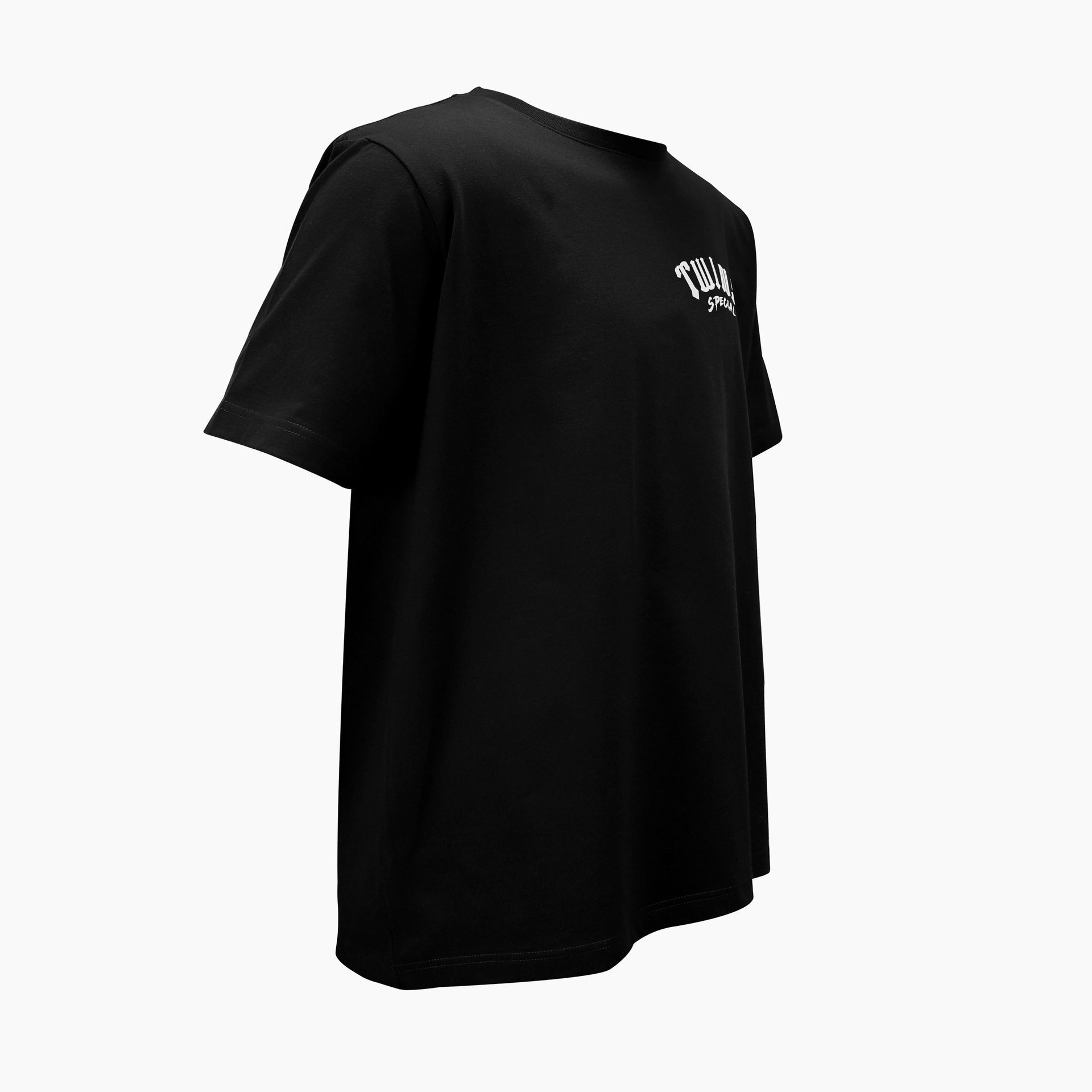 Twins T-Shirt 2 Zwart (TWINS TEE 02 BLACK) Twins T-Shirt 2 Zwart (TWINS TEE 02 BLACK)