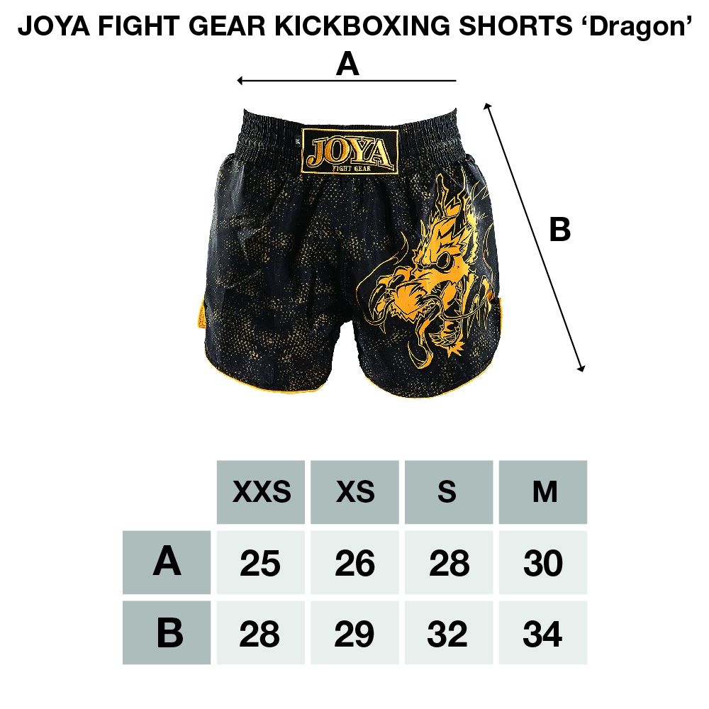 Joya Dragon Kickboksbroek Wit Joya Dragon Kickboksbroek Wit