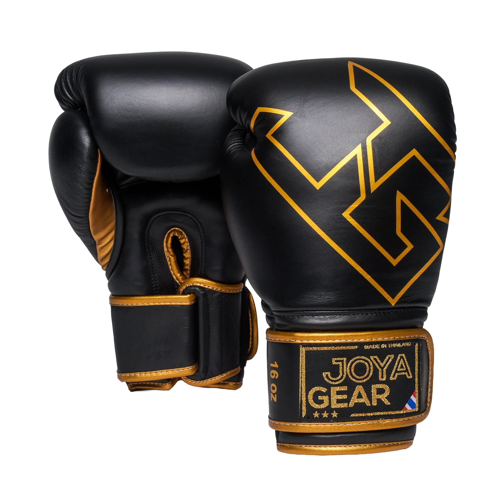 Joya Strike Kickbokshandschoenen Zwart Goud Joya Strike Kickbokshandschoenen Zwart Goud