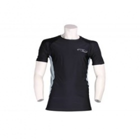 Legend DryFit shirt / mma rashguard zwart/grijs