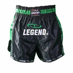 Kickboksbroekje Legend (zwart / groen)