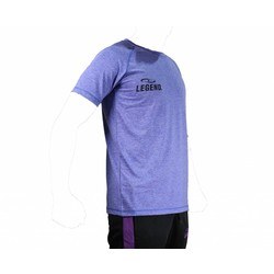 Trendy Legend DryFit sportshirt blauw/grijs melange