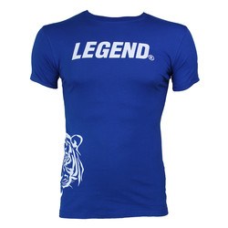 Trendy designs t-shirt Legend Blauw Panter Wit