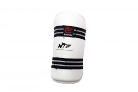 Wacoku Taekwondo Onderarm beschermer (WTF approved) Wit - Zwart