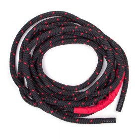 Battle rope 15 m Zwart - rood