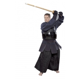Hayashi Hakama voor Aikido / Kendo (Zwart)<!-- 174149 Budoland -->