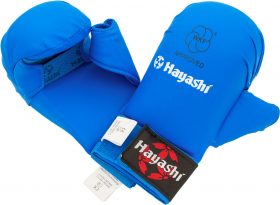 Hayashi Karate handschoenen “TSUKI” met thumb (WKF approved) Blauw