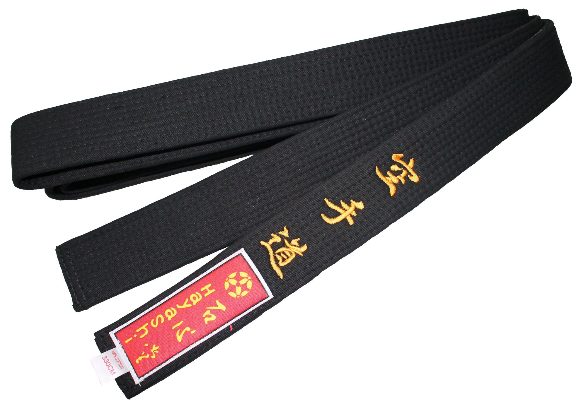 Hayashi Karateband “Karate-Do” met borduring Zwart
