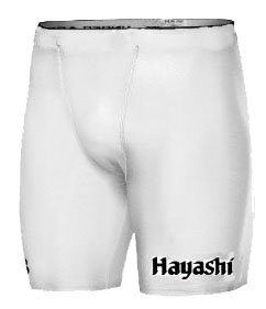 Hayashi Compressiebroek “HAYASHI” Pro Wit