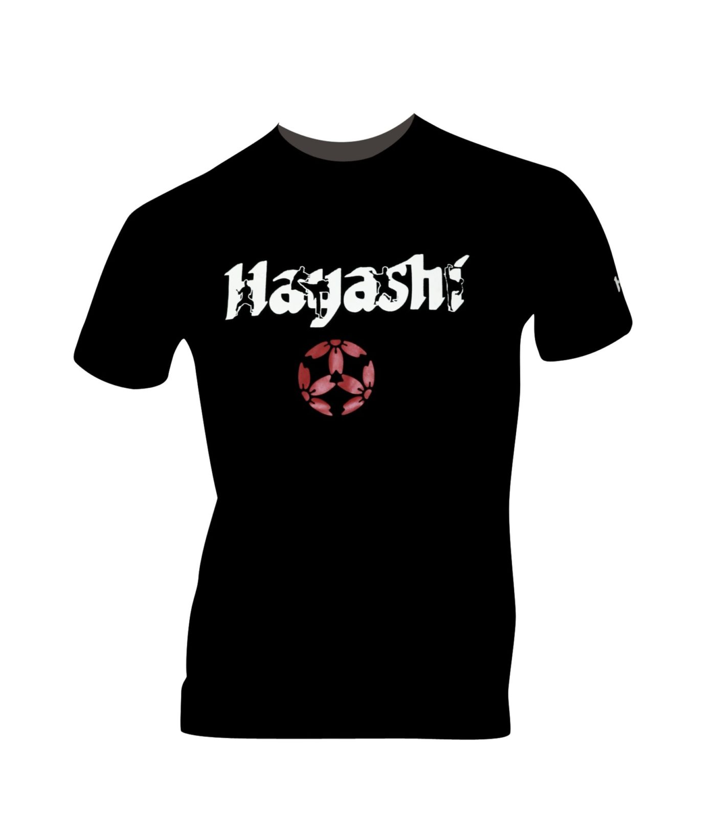 Hayashi T-Shirt “Fighter” Zwart