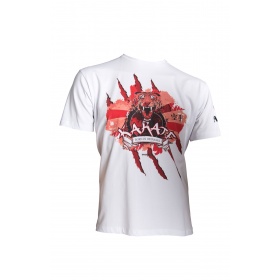 T-Shirt “Tiger” Wit - Sport T-Shirts