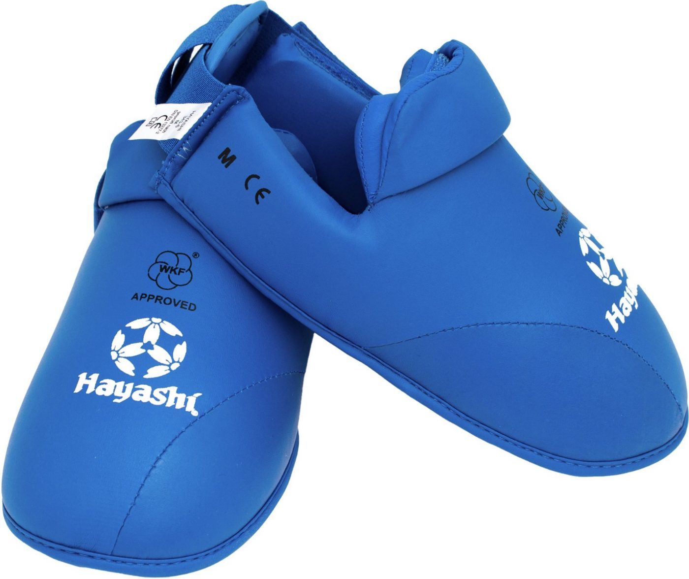 Hayashi Karate voetbeschermers (WKF approved) Blauw