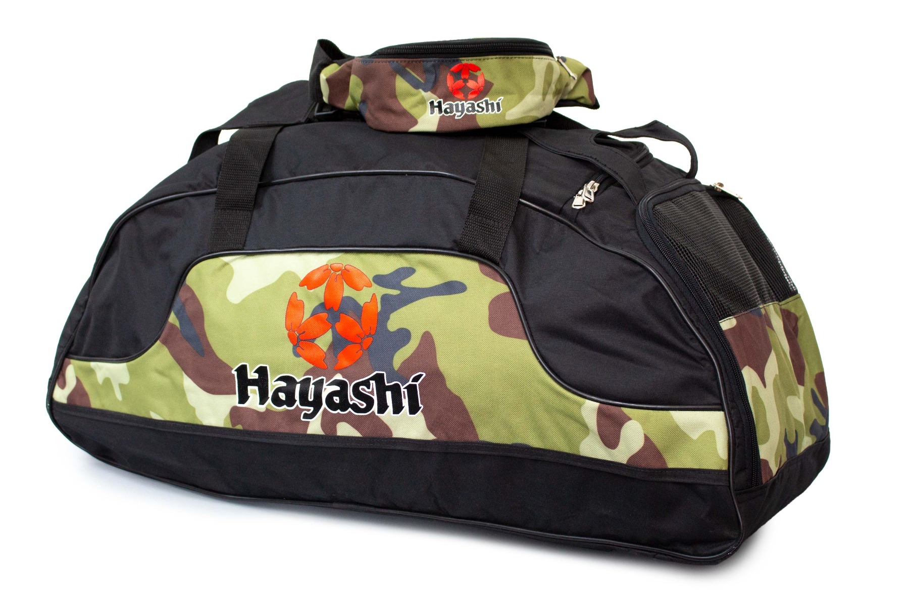 Hayashi Sporttas “Camouflage” Set Zwart - Camouflage